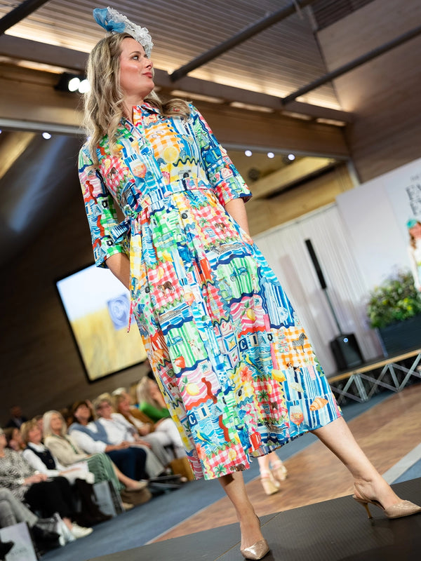 Vilagallo Print Dress