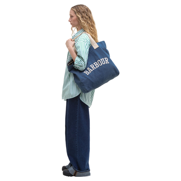 Barbour Emily Denim Tote Bag