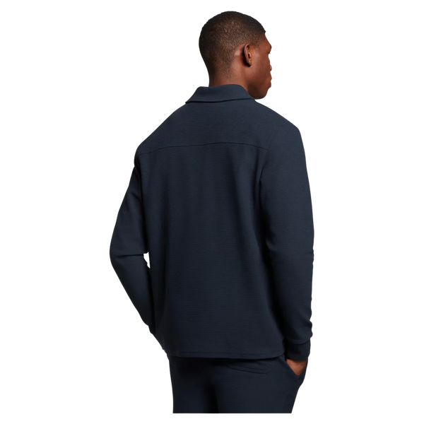 Lyle & Scott Crest Textured Quarter Zip for Men