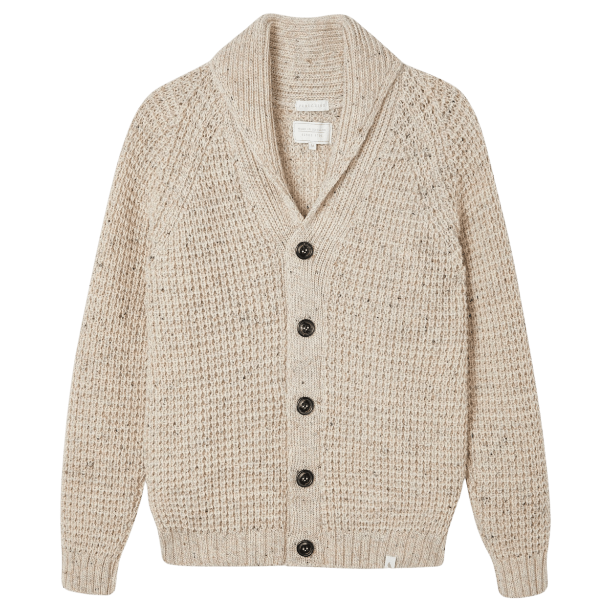 Peregrine Waffle Shawl Cardigan - Main Image
