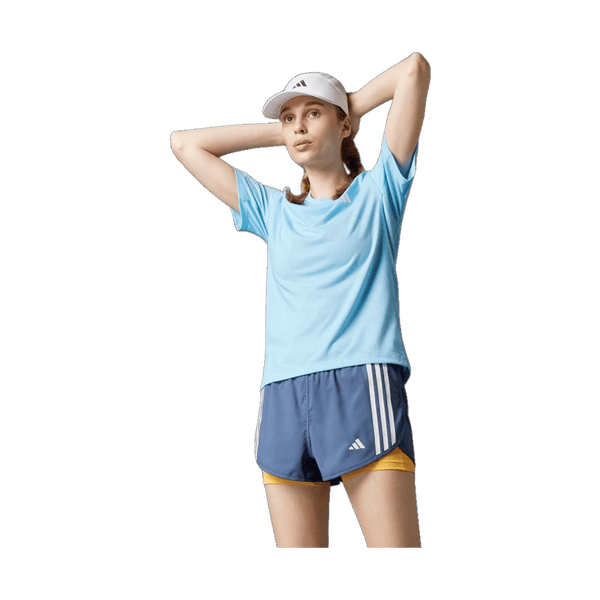 Adidas Own The Run Three-Stripes Two-in-One Shorts for Women