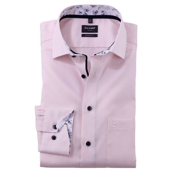 Olymp Long Sleeve Textured Formal Shirt