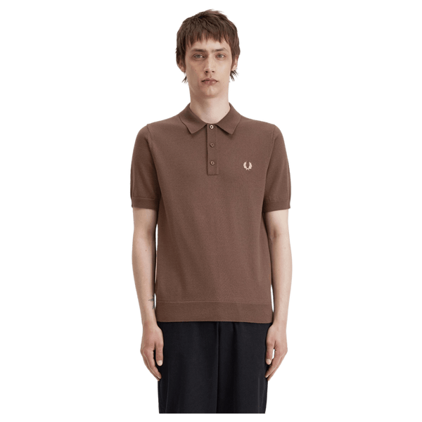 Fred Perry Short Sleeve Knitted Polo Shirt