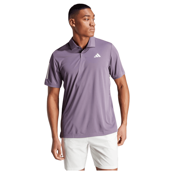 Adidas Club 3 Stripe Tennis Polo Shirt