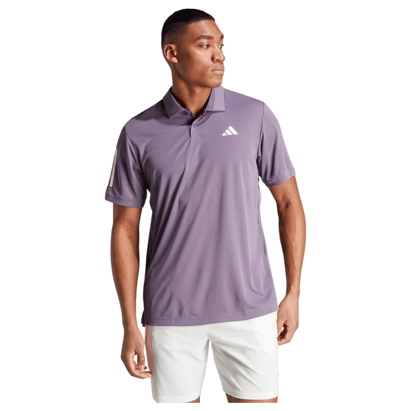 Adidas Club 3 Stripe Tennis Polo Shirt for Men