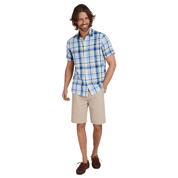 Raging Bull Madras Check Short Sleeve Shirt