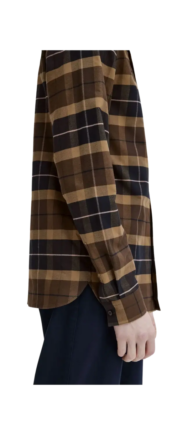 Fred Perry Brushed Tartan Long Sleeve Shirt