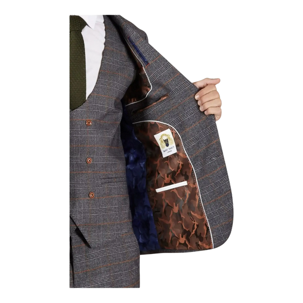 Marc Darcy Jenson Check Suit Jacket