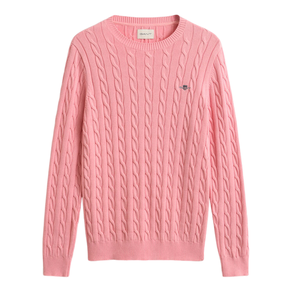 GANT Cotton Cable Crew Neck