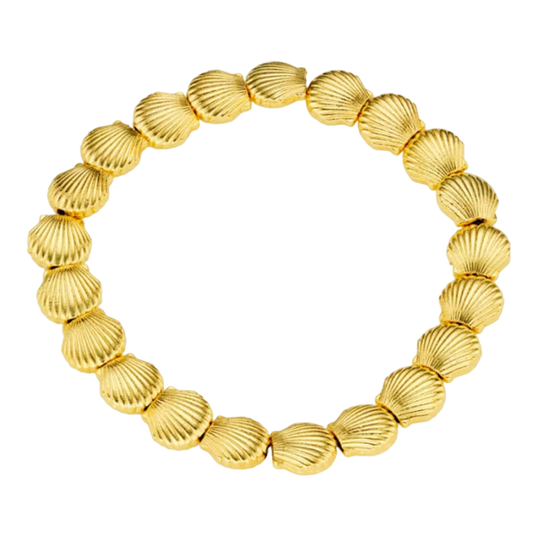 Orelia Jewellery Metal Shell Stretch Bracelet