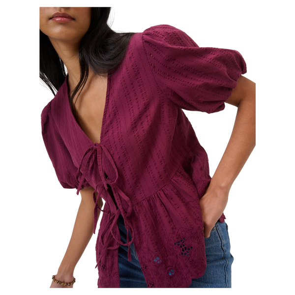 Nobody's Child Aries Cutwork Blouse
