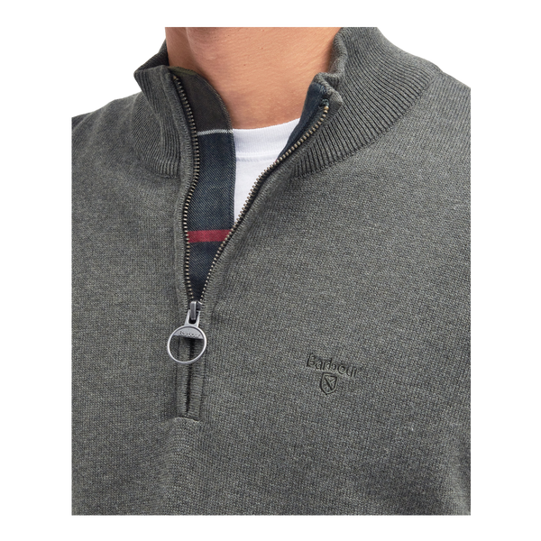 Barbour Cotton Half Zip Knitted Jumper
