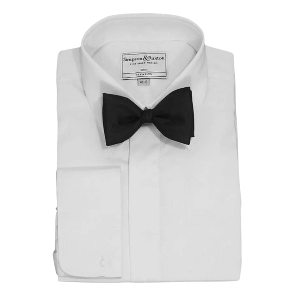 Simpson & Ruxton Standard Collar Dress Shirt Plain