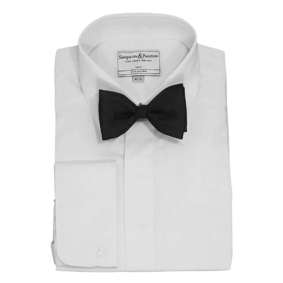 & Standard Collar Dress Shirt Plain