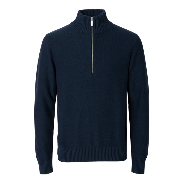 Selected Axel Long Sleeve Knit Half Zip
