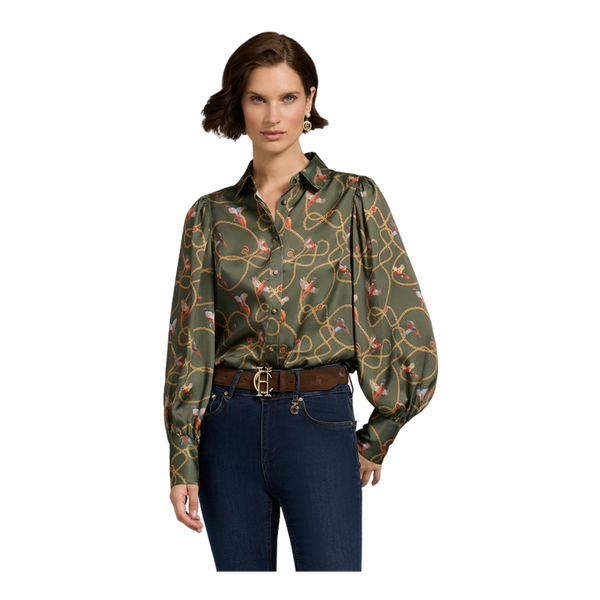 Holland Cooper Isla Satin Shirt