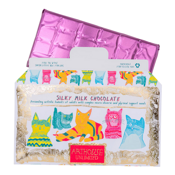 Arthouse Unlimited Miaow For Now Silky Milk Chocolate Bar