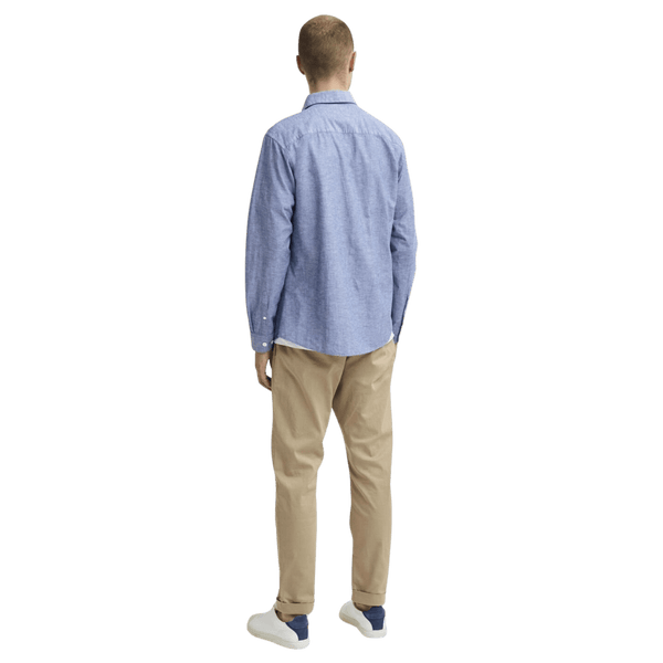 Selected Linen Shirt Long-Sleeved Classic Shirt for Men