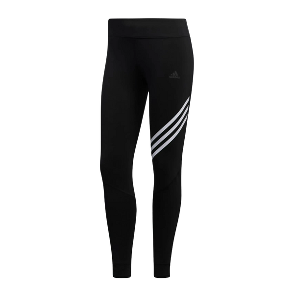Adidas Run It 3-Stripes 7/8 Running Leggings for Women in Black