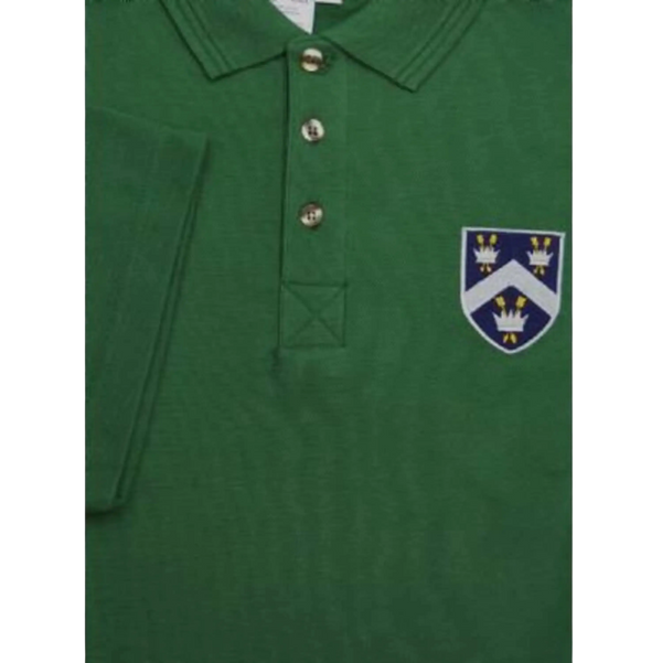 Old Framlingham Old Framlinghamian Crested Polo Shirt in Green