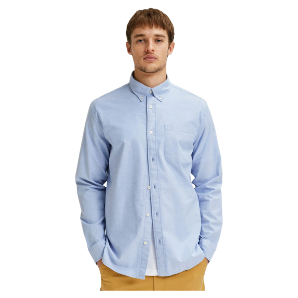 Selected Rick Oxford Long Sleeve Shirt for Men