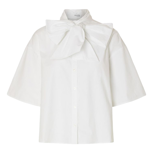Selected Femme Slfaya-juno 2/4 Bow Shirt