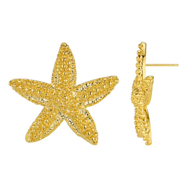Orelia Jewellery Statement Starfish Stud Earrings