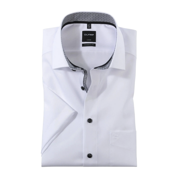 Olymp Luxor Modern Fit Short Sleeve Shirt