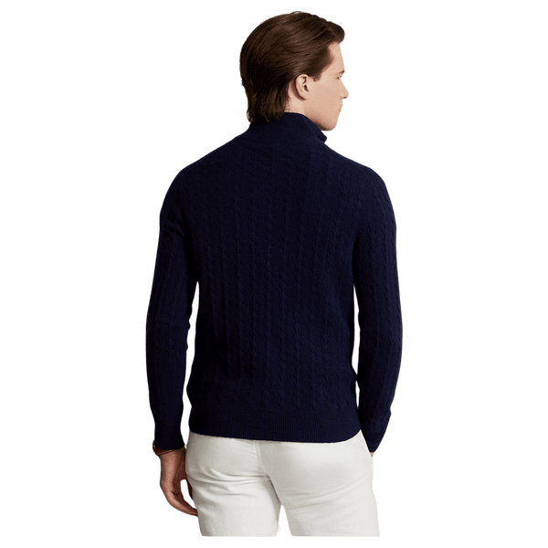 Polo Ralph Lauren 1/4 Zip Cabled Jumper for Men