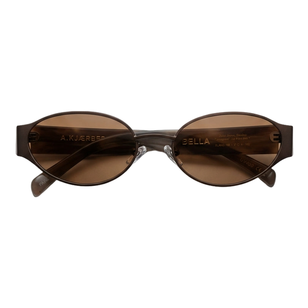 A.Kjaerbede Bella Matte Brown Sunglasses