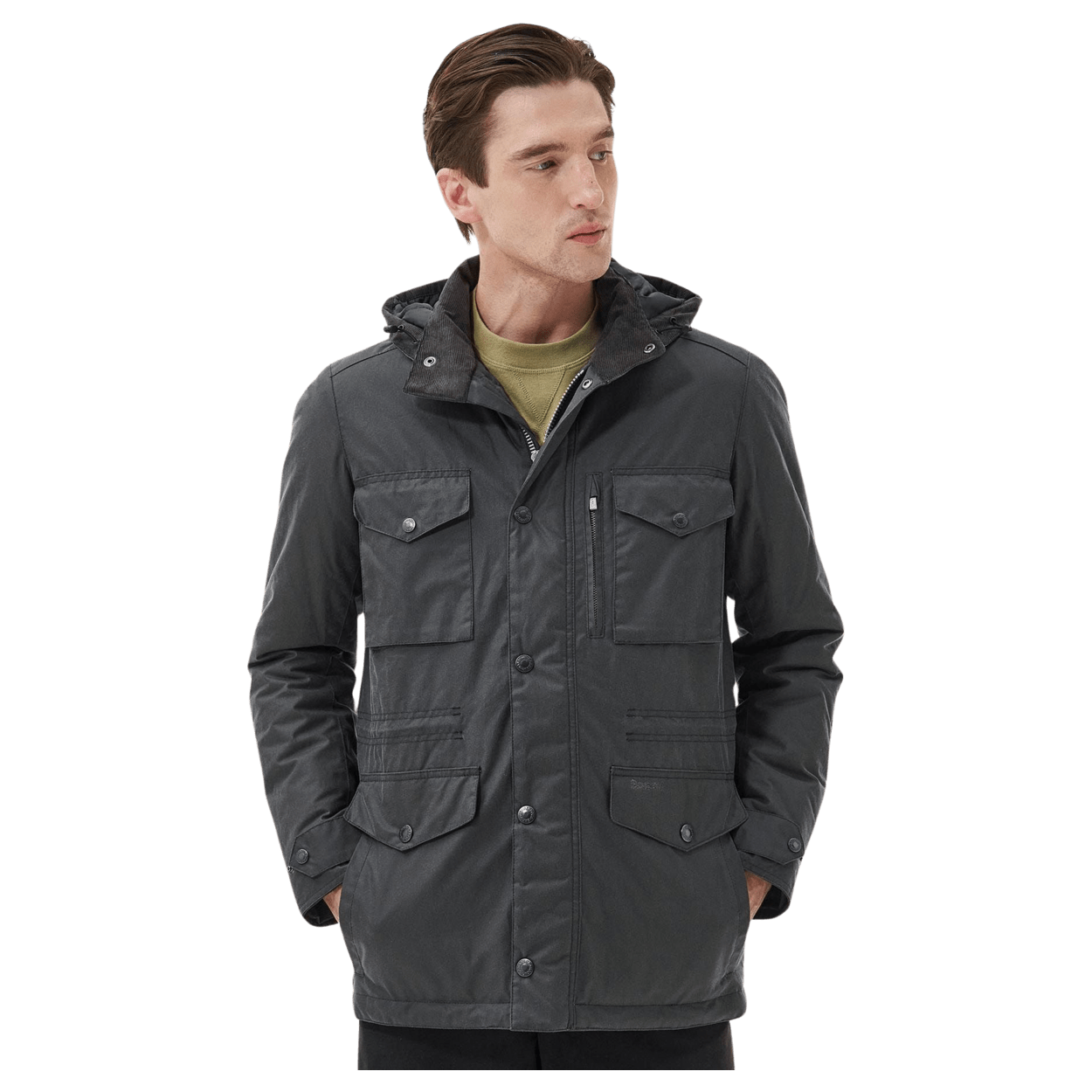 Barbour Winter Sapper Wax Coat For Men Coes