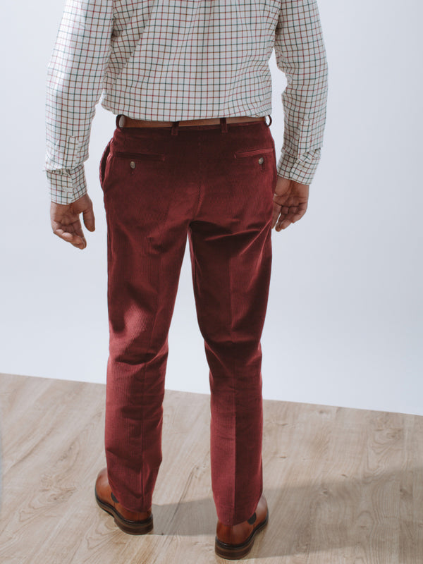 Golding Corduroy Trousers in Wine