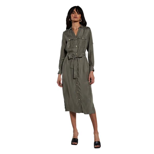 Holland Cooper Military Midi Dress for Women