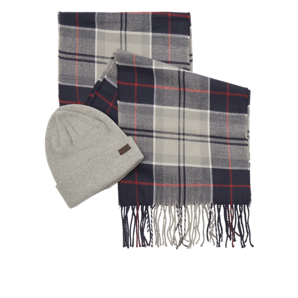 Barbour Swinton Beanie & Galingale Scarf Gift Set