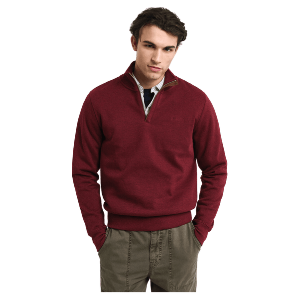 GANT Sacker Rib Half Zip Sweatshirt