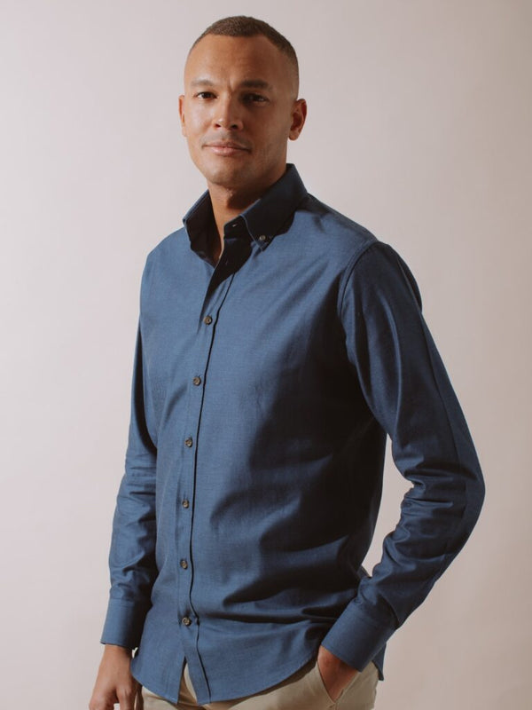 William David Southwold Button Down Twill Shirt