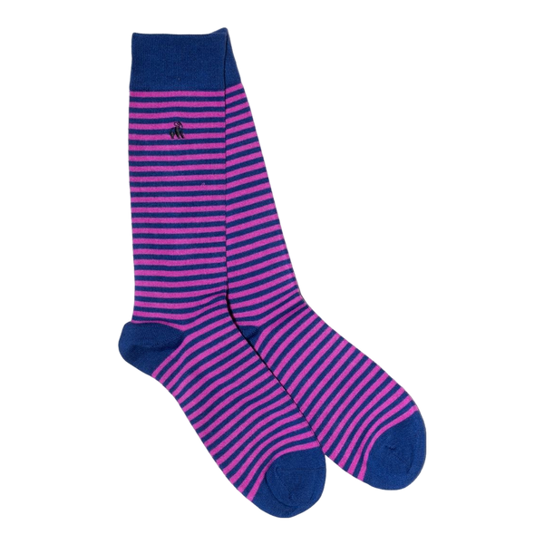 Swole Panda Stripe Bamboo Socks