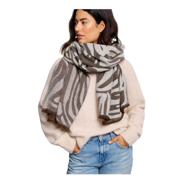 Katie Loxton Zebra Printed Blanket Scarf
