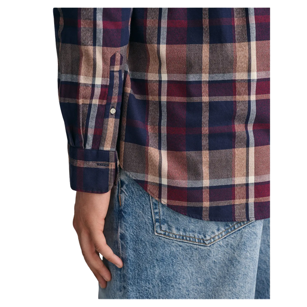 GANT Long Sleeve Jaspe Checked Shirt