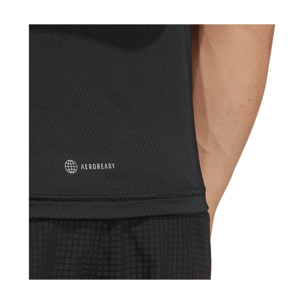 Adidas Run Icon Three Stripes Short Sleeve Running Tee