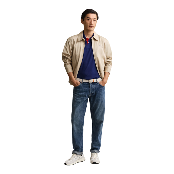 GANT Short Sleeve Contrast Polo Shirt