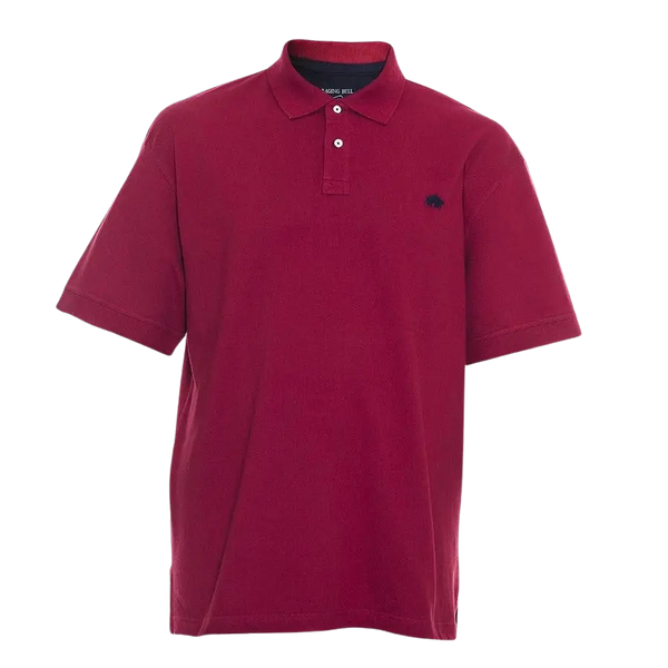 Raging Bull Big & Tall New Signature Polo Shirt for Men in Red-3XL-6XL