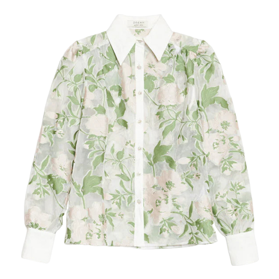 Sister Jane Sonnet Jacquard Blouse