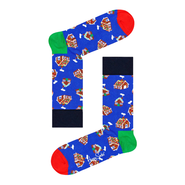Happy Socks Gingerbread House Socks for Men