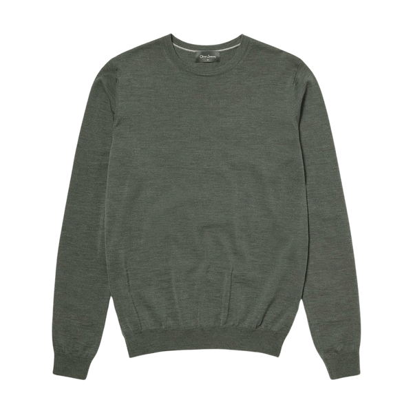 Oliver Sweeney Camber Merino Crew Neck Jumper for Men