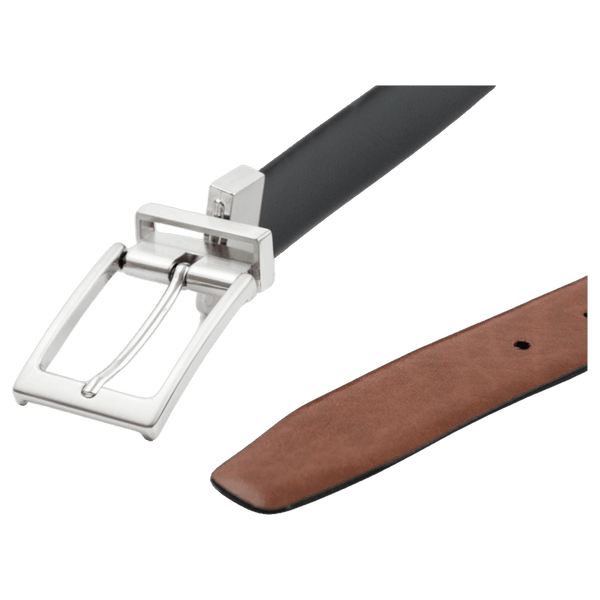 Ibex 35mm Reversible Feather Edge Leather Belt