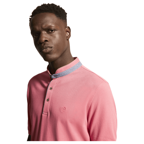 Bugatti Collarless Polo Shirt