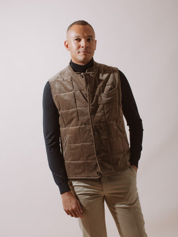 William David Padded Waistcoat