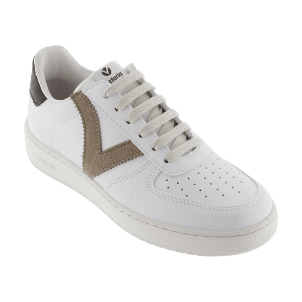 Victoria Shoes Madrid Contrast Faux Leather Trainers for Women