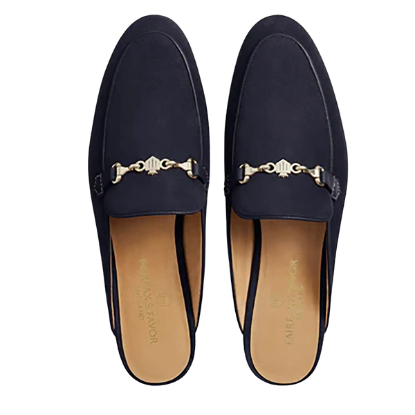 Fairfax & Favor The Tuddenham Suede Slip-On Mules for Women